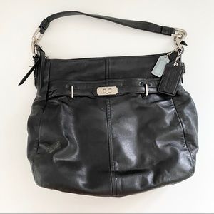 Coach leather shoulder bag